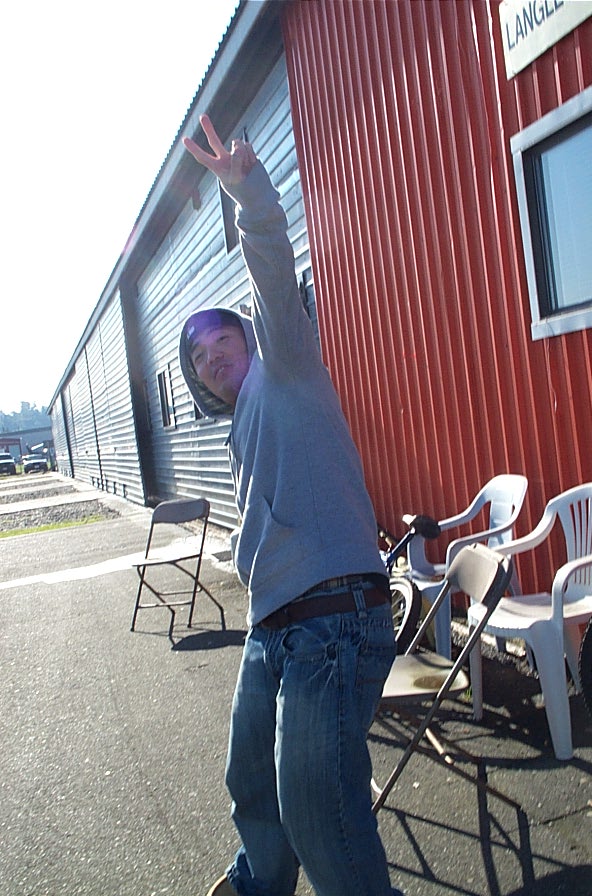 Sean Yoo's sign, October, 2008, Langley Flying School.
